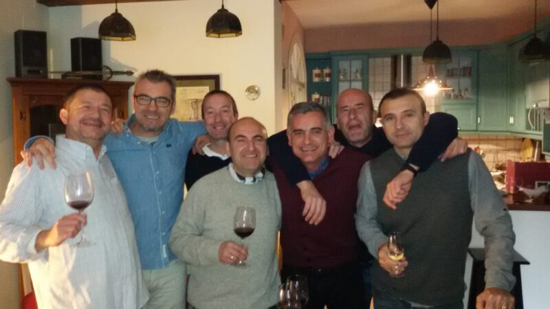 Comida amigos en casa Curro y Maricarmen