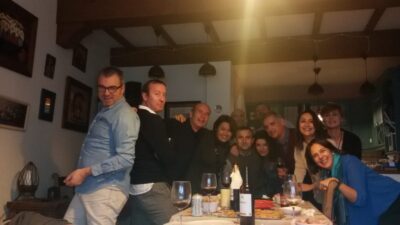 Comida amigos en casa Curro y Maricarmen